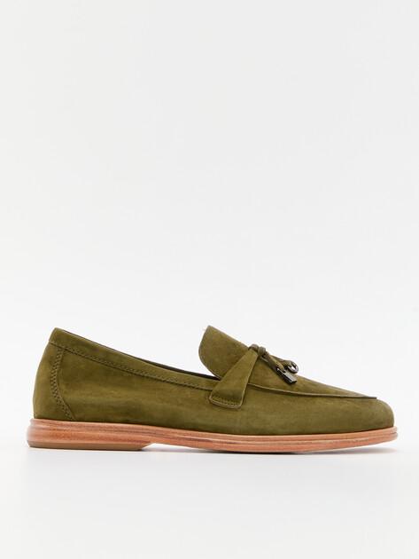 TENDANCE Loafers (genuine suede/genuine leather sole)