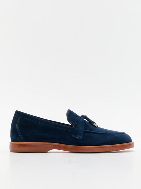 TENDANCE Loafers (genuine suede/genuine leather sole)