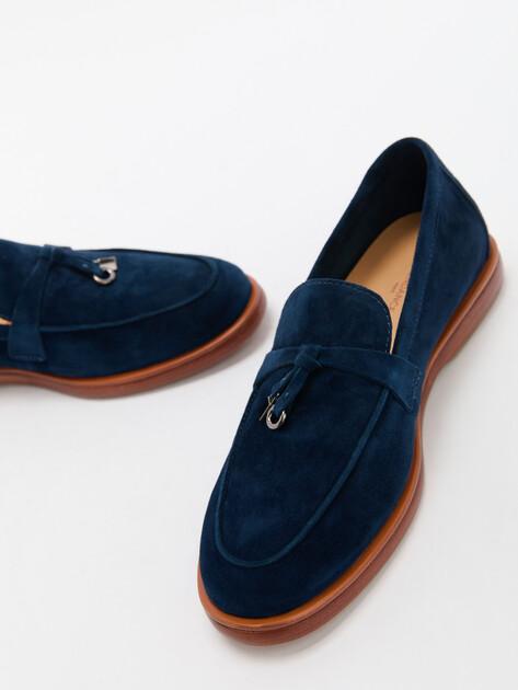 TENDANCE Loafers (genuine suede/genuine leather sole)