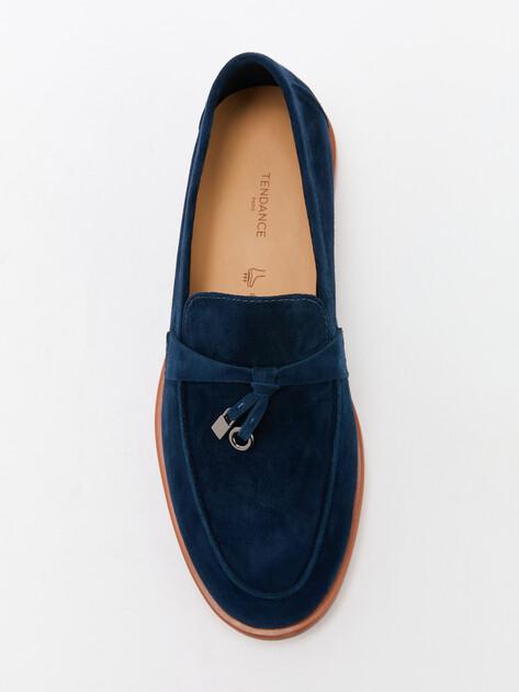 TENDANCE Loafers (genuine suede/genuine leather sole)
