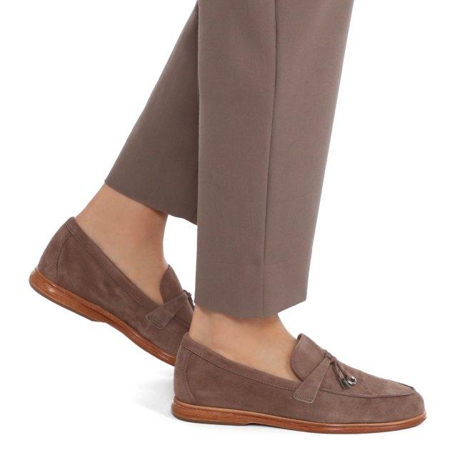 TENDANCE Loafers (genuine suede/genuine leather sole)