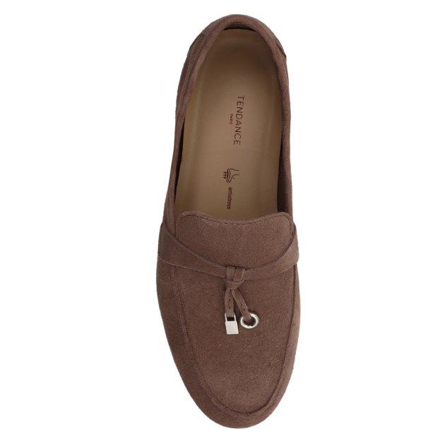 TENDANCE Loafers (genuine suede/genuine leather sole)