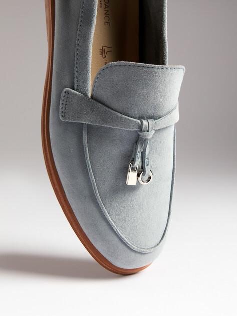 TENDANCE Loafers (genuine suede/genuine leather sole)