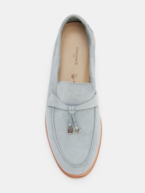 TENDANCE Loafers (genuine suede/genuine leather sole)