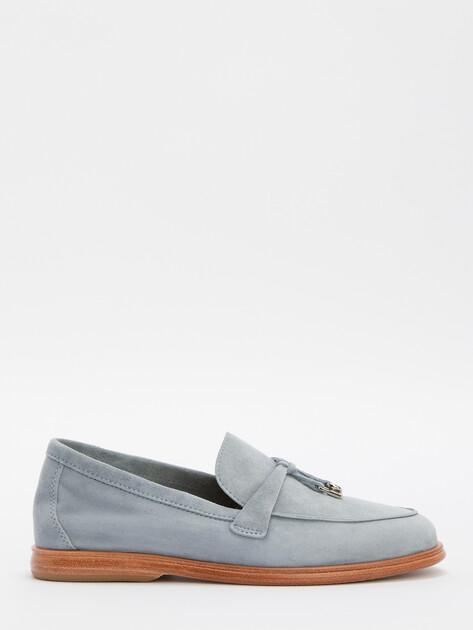 TENDANCE Loafers (genuine suede/genuine leather sole)