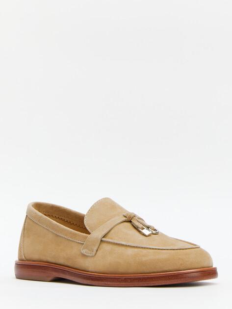 TENDANCE Loafers (genuine suede/genuine leather sole)