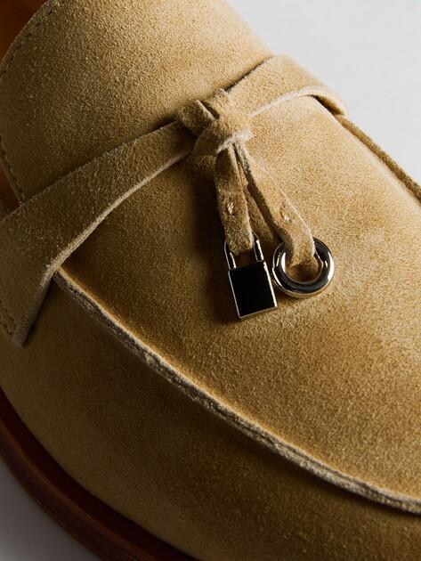 TENDANCE Loafers (genuine suede/genuine leather sole)