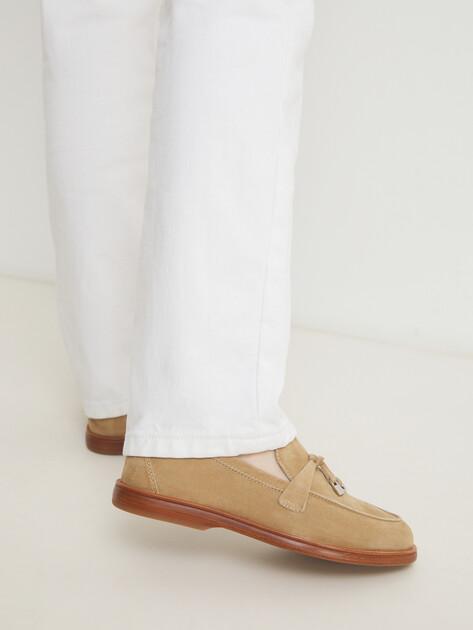 TENDANCE Loafers (genuine suede/genuine leather sole)