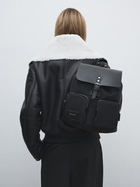 TENDANCE Backpack (textile/faux leather)