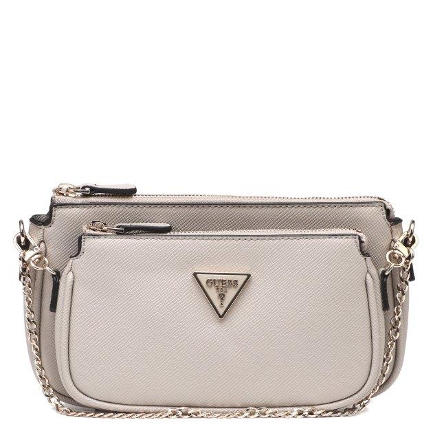 GUESS Noelle Double Pouch Crossbody Bag (faux leather)