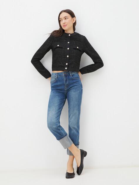 MAISON DAVID Straight-leg jeans (cotton/polyester)