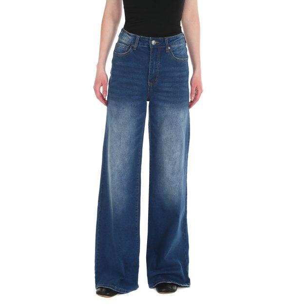 MAISON DAVID Wide-leg jeans (cotton/polyester)
