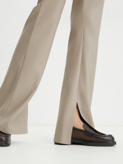 CALZETTI Flared trousers (faux leather)