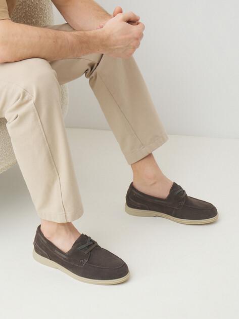 TENDANCE Topsiders (genuine suede/genuine leather)