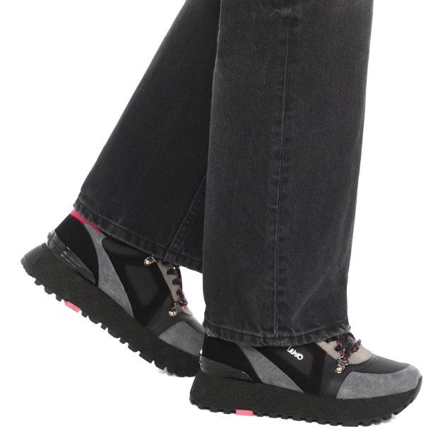 LIU∙JO WONDER MAXI Sneakers (genuine suede/nylon)