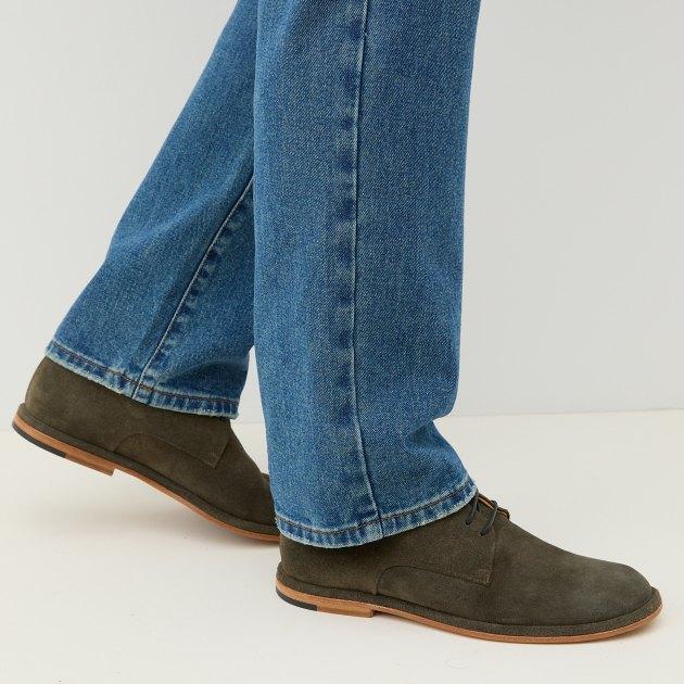 ERNESTO DOLANI Derby VITTORIO (genuine suede/genuine leather sole)