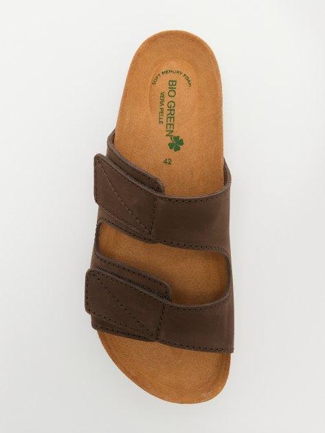 BIO GREEN Flip-flops (natural nubuck)