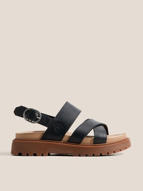 TIMBERLAND Clairemont Way Cross Strap Sandals (genuine leather)