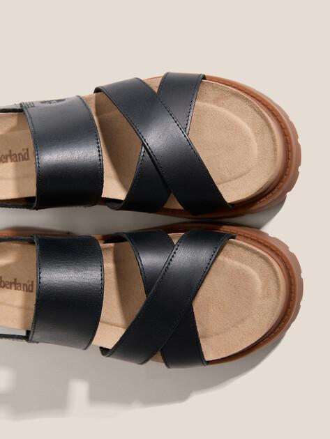 TIMBERLAND Clairemont Way Cross Strap Sandals (genuine leather)