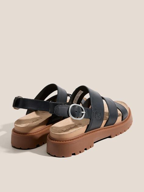 TIMBERLAND Clairemont Way Cross Strap Sandals (genuine leather)