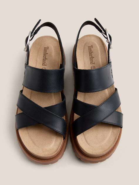 TIMBERLAND Clairemont Way Cross Strap Sandals (genuine leather)