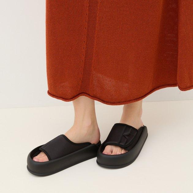 TENDANCE Flip-flops (textile with leather lining)