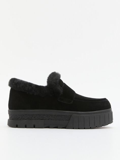 TENDANCE Loafers (natural suede/natural fur)