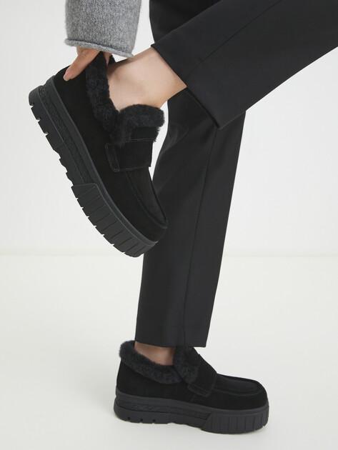 TENDANCE Loafers (natural suede/natural fur)