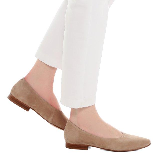 TENDANCE Ballet flats (natural suede)