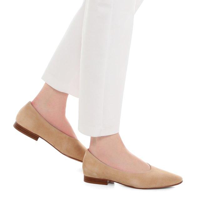 TENDANCE Ballet flats (natural suede)