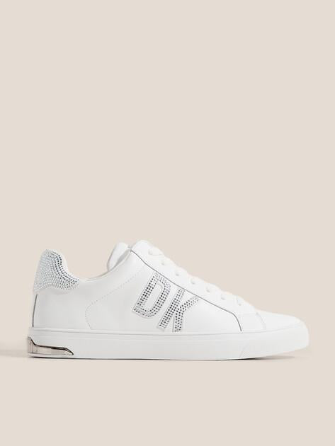 DKNY Sneakers ABENI RHINESTONE LOGO (genuine leather/textile)