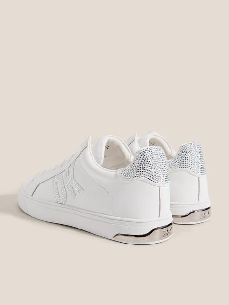 DKNY Sneakers ABENI RHINESTONE LOGO (genuine leather/textile)