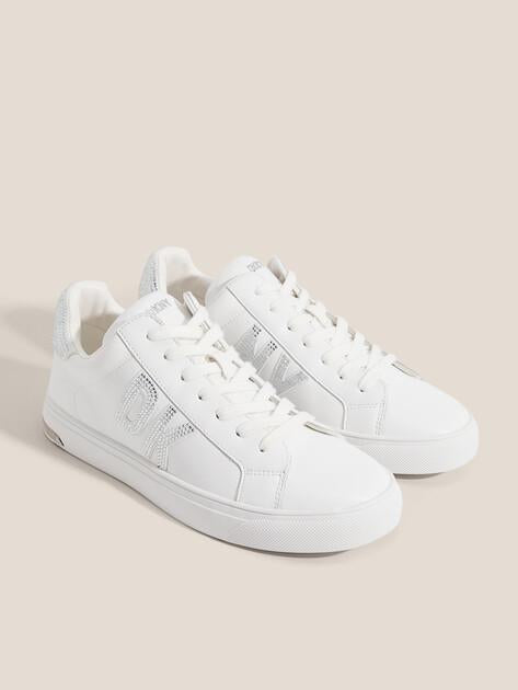 DKNY Sneakers ABENI RHINESTONE LOGO (genuine leather/textile)