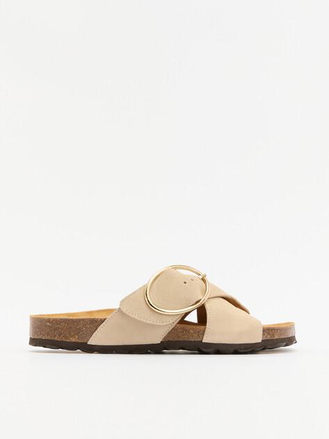 CREATIVO SPAIN Flip-flops (natural suede)