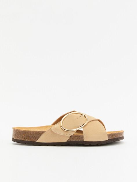 CREATIVO SPAIN Flip-flops (natural suede)
