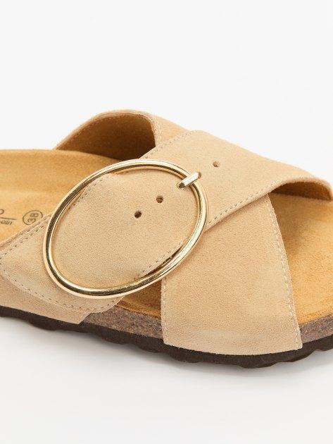 CREATIVO SPAIN Flip-flops (natural suede)