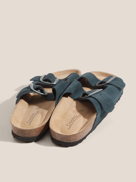 CREATIVO SPAIN Flip-flops (natural suede)
