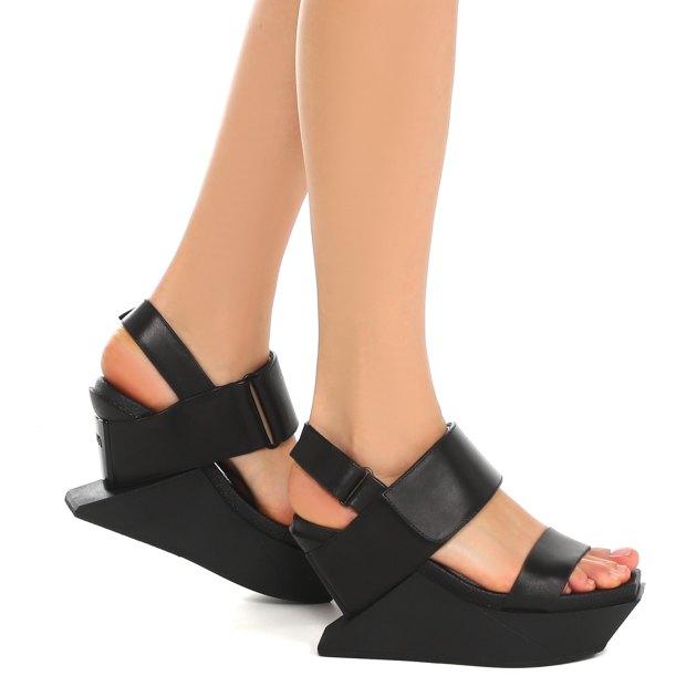 UNITED NUDE Delta Wedge Sandals (genuine leather)