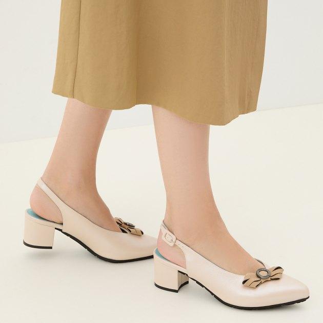 THIERRY RABOTIN Impy Slingback Shoes (Genuine Leather/Genuine Suede)