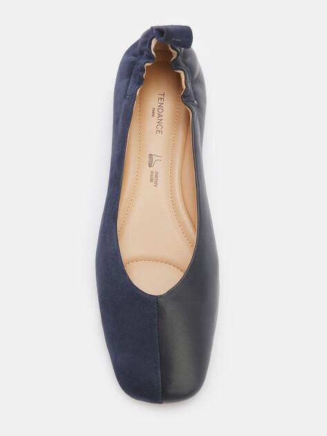TENDANCE Ballet flats (genuine suede/genuine leather)