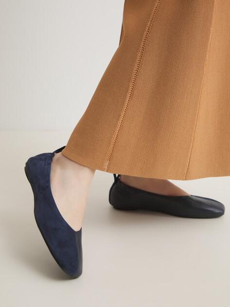 TENDANCE Ballet flats (genuine suede/genuine leather)