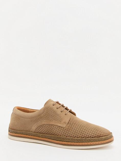 TENDANCE Derby (natural suede/textile)