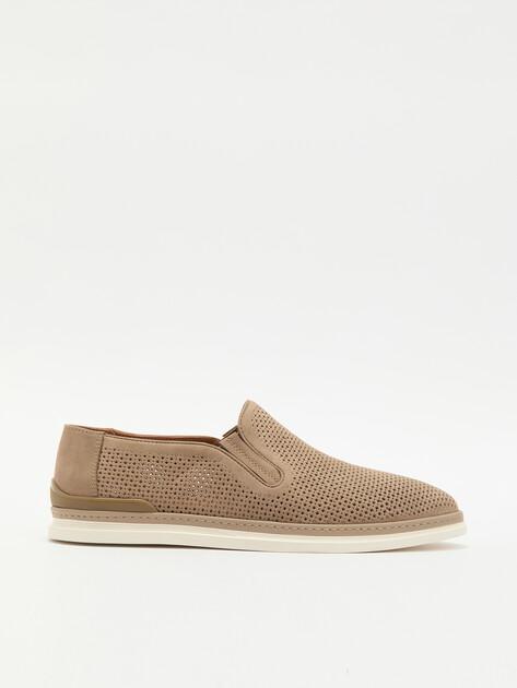 TENDANCE Slip-ons (genuine nubuck/genuine leather)