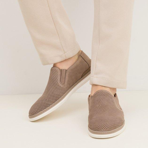 TENDANCE Slip-ons (genuine nubuck/genuine leather)