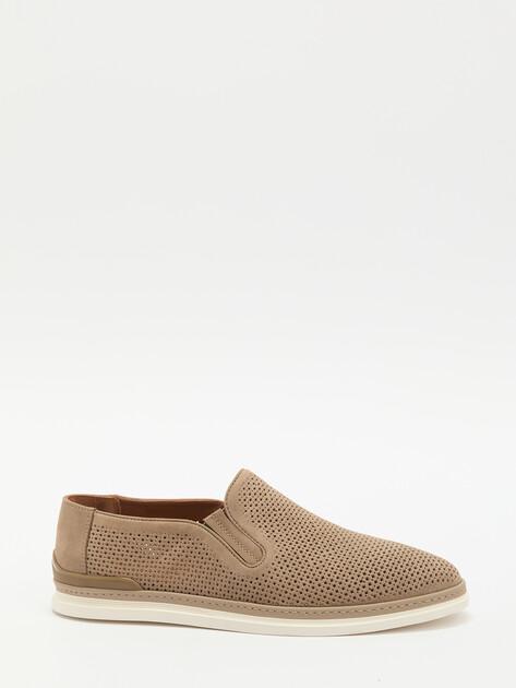 TENDANCE Slip-ons (genuine nubuck/genuine leather)