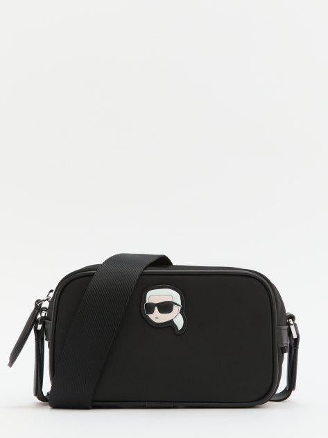 KARL LAGERFELD k/ikonik 2.0 nylon camera bag (textile/faux leather)