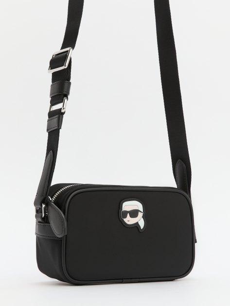 KARL LAGERFELD k/ikonik 2.0 nylon camera bag (textile/faux leather)
