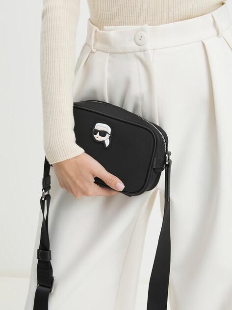 KARL LAGERFELD k/ikonik 2.0 nylon camera bag (textile/faux leather)