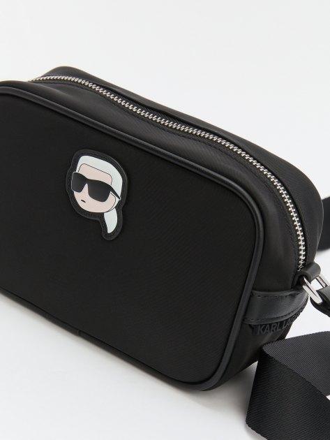 KARL LAGERFELD k/ikonik 2.0 nylon camera bag (textile/faux leather)