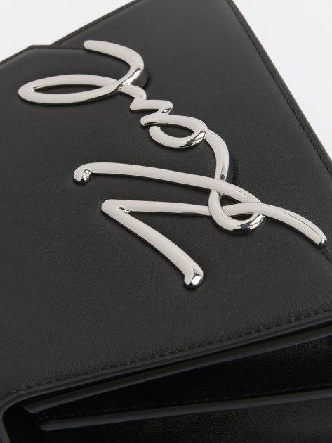 KARL LAGERFELD k/signature 2.0 md crossbody bag (genuine leather)